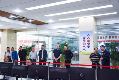 重慶能投集團(tuán)渝新公司到川威集團(tuán)連界區(qū)域參觀交流